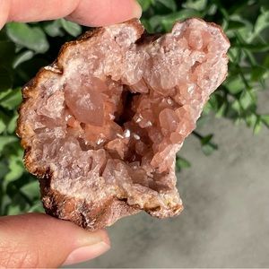 Pink Amethyst Geode From Argentina